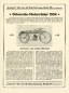 Preview: Orionette Motorrad 3 PS Prospekt 1924