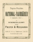 Preview: National bicycle brochure 1907