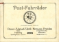 Preview: Post-Fahrräder Programm ca. 1914