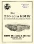 Preview: RMW 250 ccm brochure ca. 1927