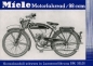 Preview: Miele Motorfahrrad Prospekt 1937