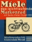 Preview: Miele Fahrrad mit Sachs Motor Prospekt 1931