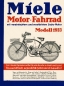 Preview: Miele motorcycle brochure 1933