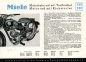 Preview: Miele Motorrad mit Kickstarter Prospekt 1952