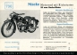 Preview: Miele Motorrad mit Kickstarter Prospekt 1952