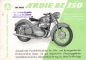 Preview: Ardie BZ 350 brochure 10.1954