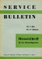 Preview: Service Bulletin Fiat und Peugeot 1930er Jahre Nr. 9/10 1937