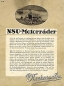 Preview: NSU Motorrad Programm 1922