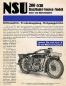 Preview: NSU 200 ccm Einzylinder Touren Modell 1929