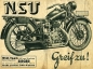 Preview: NSU Motorrad Programm 1930