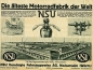 Preview: NSU Motorrad Programm 1930