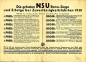 Preview: NSU Poster Tom Bullus 1931