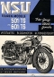 Preview: NSU 501 TS und 601 TS Prospekt 1936