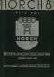 Preview: Horch 951 Bedienungsanleitung 8.1937