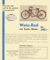 Preview: Weiss 74 ccm Motorfahrrad brochure ca. 1931