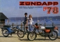 Preview: Zündapp Mofa Moped Mokick Programm 1978