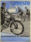 Preview: Presto motorcycle brochure 1936