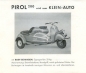 Preview: Pirol 200 Roller mit Seitenwagen Prospekt ca. 1952