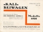 Preview: Kali Seitenwagen Prospekt 1928