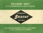 Preview: Banner bicycle program 1927