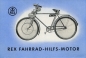 Preview: Rex Fahrrad-Hilfs-Motor Prospekt 1953