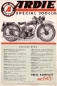 Preview: Ardie Special 200 brochure 1933