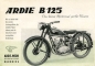 Preview: Ardie B 125 Prospekt ca. 1951