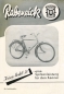 Preview: Rabeneick Touren Fahrrad Modell 30 Prospekt 5.1951