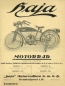 Preview: Haja Motorrad Prospekt ca. 1925