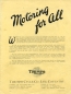 Preview: Triumph 494 ccm Type P Prospekt ca. 1927