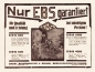 Preview: EBS program ca. 1929