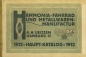 Preview: Hammonia Fahrrad Programm 1912