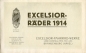 Preview: Excelsior Fahrrad Programm 1914