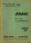 Preview: Ardie Ersatzteilliste Junior 125 1939