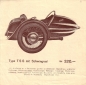 Preview: Favorit sidecar program 1930s