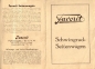 Preview: Favorit Seitenwagen Programm 1930er Jahre