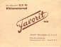 Preview: Favorit 120 brochure 1930s