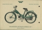 Preview: Wanderer Motorfahrrad MF 1 Prospekt  1950er Jahre