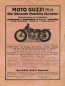 Preview: Moto Guzzi 500 ccm brochure ca. 1925