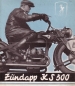 Preview: Zündapp KS 500 Prospekt ca. 1936