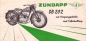 Preview: Zündapp DB 202 Prospekt brochure 1952