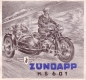 Preview: Zündapp KS 601 Prospekt ca. 1950