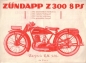 Preview: Zündapp Z 300 Prospekt 10.1928