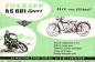 Preview: Zündapp KS 601 Sport Prospekt 1954