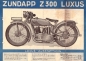 Preview: Zündapp Z 300 Luxus Prospekt ca. 1930