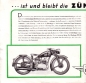 Preview: Zündapp DB 200 Prospekt ca. 1948