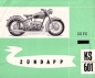 Preview: Zündapp KS 601 KS 601 Sport Prospekt 1954