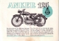 Preview: Anker 125 ccm Motorrad Prospekt ca. 1952