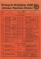 Preview: Göricke Preisliste 1938