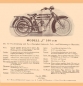 Preview: Triumph Modell T 550ccm 16PS Prospekt 1927